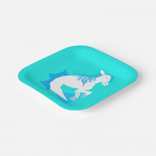 Hippocampus Pappteller (Gewinkelt)