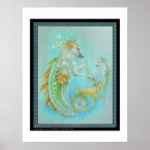 Hippocampus (Pferdedrache) Poster (Vorne)