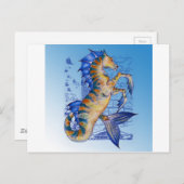 Hippocampus Postkarte (Vorne/Hinten)