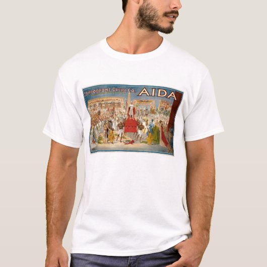 Hippodrom 1908 Giuseppe Verdis Aida T-Shirt (Vorderseite)