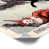 Hippodrome 1885 Circus Fun Vintage französische We Poster (Ecke)