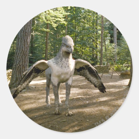 Hippogriff Runder Aufkleber (Vorderseite)