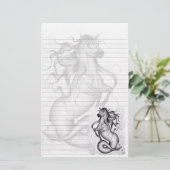 Hippokamp stationär briefpapier (Stehend Vorderseite)