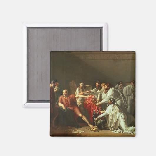 Hippokrates, die Geschenke von Artaxerxes ablehnen Magnet (Vorderseite/Rückseite)