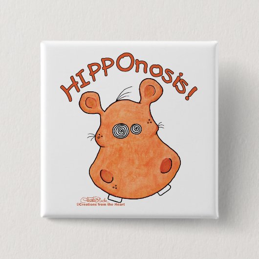 HIPPOnosis! Button (Vorderseite)