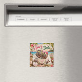 Hippopaar-Tropen-Spa-Save-the-Date Magnet (In Situ (Geschirrspüler))