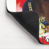 hippopmarron3, angesagtes Pop-Hündchen Mousepad (Ecke)