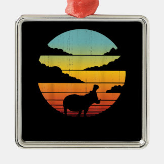 Hippopotamus 60er 70er Hippo | Hippo Lover Ornament Aus Metall