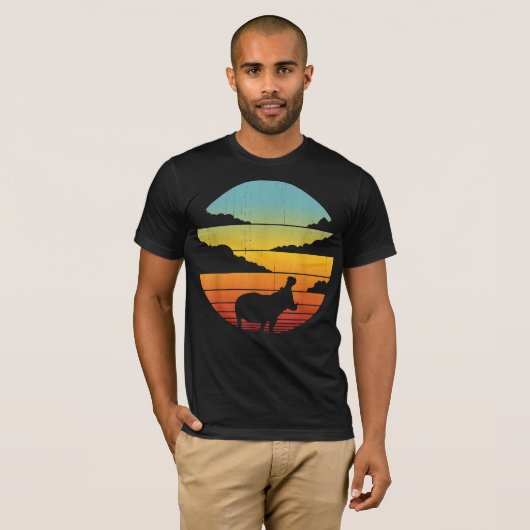 Hippopotamus 60er 70er Hippo | Hippo Lover T-Shirt (Vorne ganz)