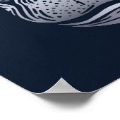 Hippopotamus African Print | Bold Hippopotamus Art Poster (Ecke)