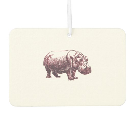 Hippopotamus Autolufterfrischer (Vorderseite)