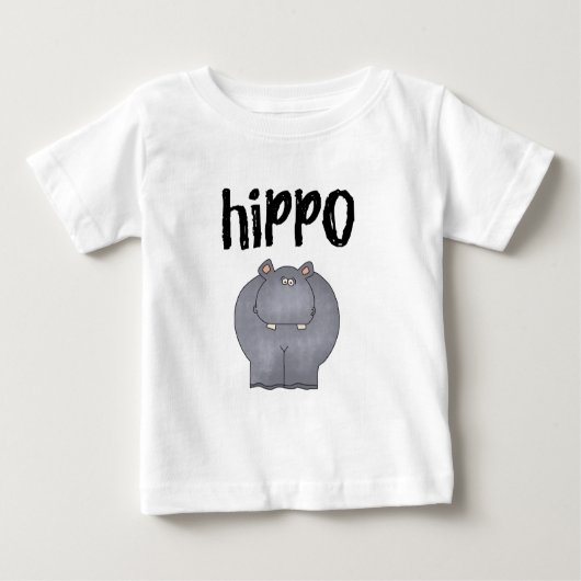 Hippopotamus Baby T-shirt (Vorderseite)