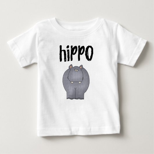 Hippopotamus Baby T-shirt (Vorderseite)