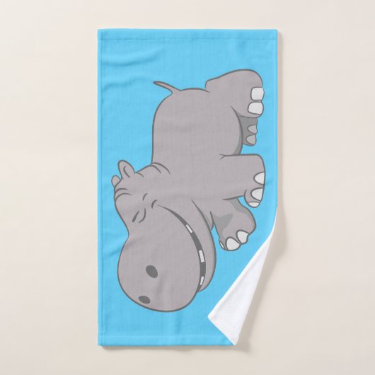 Hippopotamus Badhandtuch Set (Handtuch)