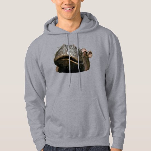 Hippopotamus Basic Hooded Sweatshirt (Vorderseite)