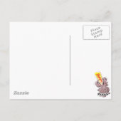 Hippopotamus Burping laut Postkarte (Rückseite)