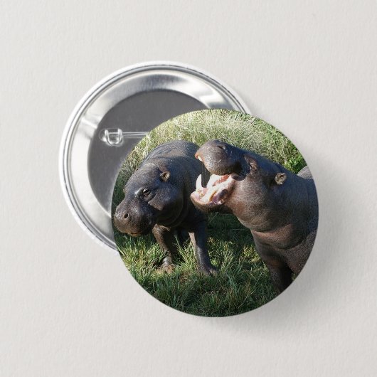 Hippopotamus Button (Vorne & Hinten)