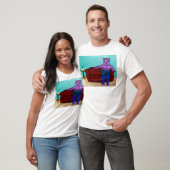 Hippopotamus-Cartoon T-Shirt (Unisex)