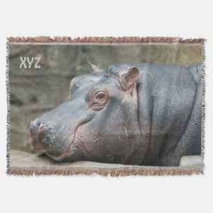 Hippopotamus Custom Monogram Wire Decke