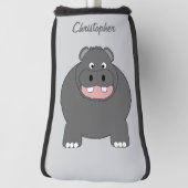 Hippopotamus Design Golf Headcover (Rotieren 90)