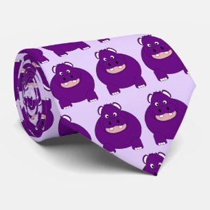 Hippopotamus-Design Krawatte