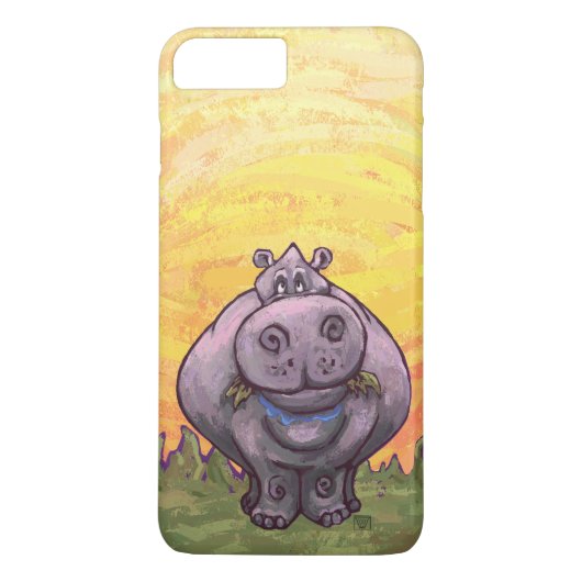Hippopotamus Electronics Case-Mate iPhone Hülle (Rückseite)
