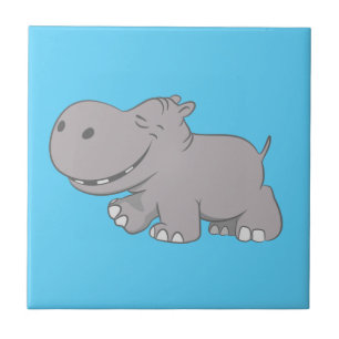 Hippopotamus Fliese