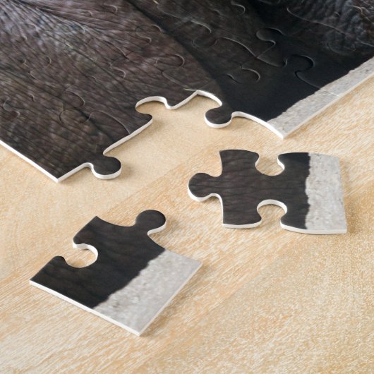 Hippopotamus-Fotopuzzlespiel Puzzle (Seite)