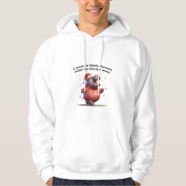 Hippopotamus für den Weihnachtsvorrat Hoodie
