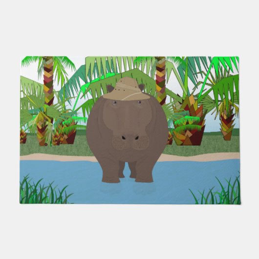 Hippopotamus Fußmatte (Vorderseite)
