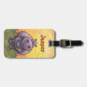 Hippopotamus-Geschenke u. Zusätze Gepäckanhänger (Vorderseite horizontal)