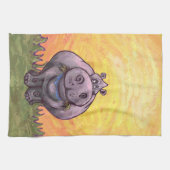 Hippopotamus-Geschenke u. Zusätze Küchentuch (Horizontal)