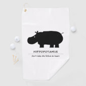 Hippopotamus Golf Handtücher (Insitu)