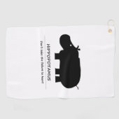 Hippopotamus Golf Handtücher (Horizontal)