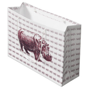 Hippopotamus Große Geschenktüte