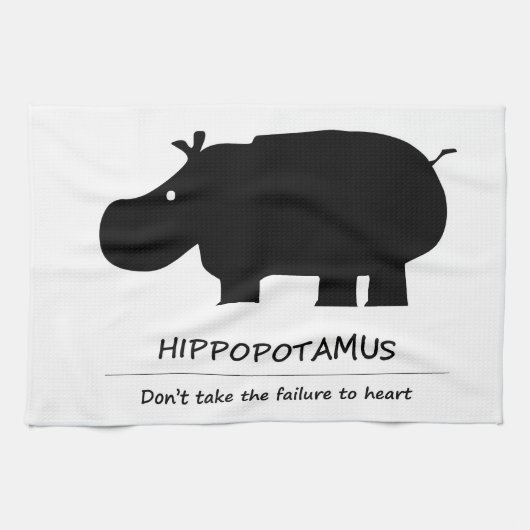 Hippopotamus Handtuch (Horizontal)