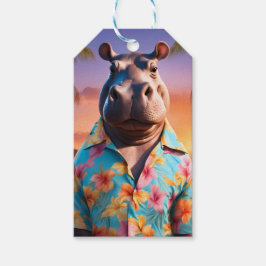 Hippopotamus Holiday Geschenkanhänger