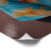 Hippopotamus Holiday Poster (Ecke)