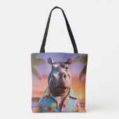 Hippopotamus Holiday Tasche (Rückseite)