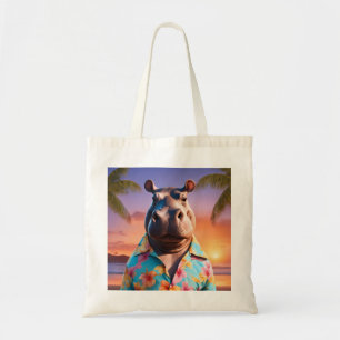 Hippopotamus Holiday Tragetasche