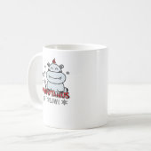 Hippopotamus Ich Wollte einen Hippopotamus zu Weih Kaffeetasse (Vorderseite Links)