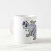 Hippopotamus in einem Bikini Kaffeetasse (Vorderseite Links)