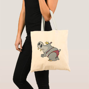 Hippopotamus in einem Bikini Tragetasche