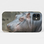 Hippopotamus iPhone Case (Rückseite (Horizontal))