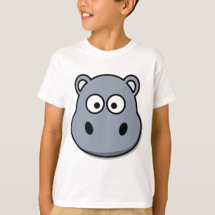 Hippopotamus, Kopf, Cartographie T-Shirt
