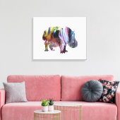 Hippopotamus Leinwanddruck (Insitu (Wohnzimmer))
