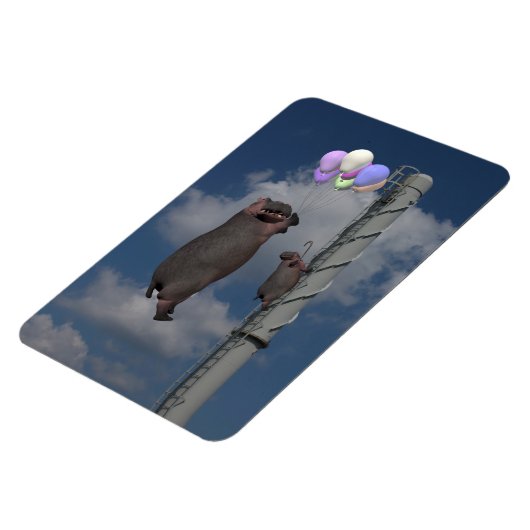 Hippopotamus Magnet (Linke Seite)