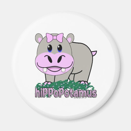 Hippopotamus Magnet (Vorne)