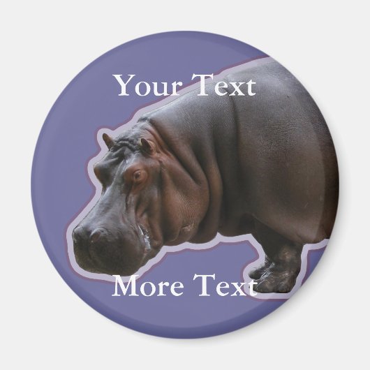 Hippopotamus Magnet (Vorne)