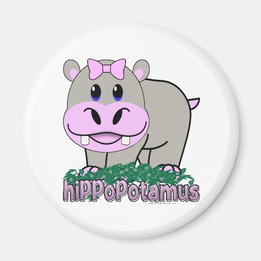 Hippopotamus Magnet (Vorne)